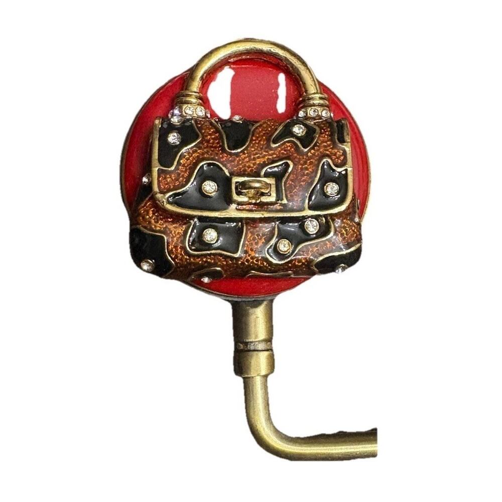 SPRING STREET DESIGN ANTIQUE HANDBAG PURSE HANDBAG HOLDER